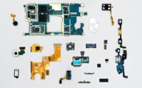 Technology items on the table